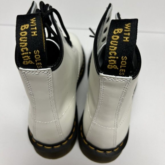 Dr Martens Women's 1460 Combat Boots White, Size US 9M, EUR 41 - Picture 4 of 6